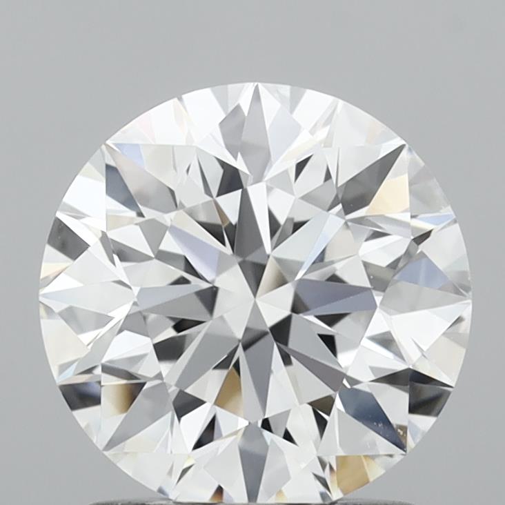 1.42 Carat Round Shaped, Excellent Cut, D Color, VS1 Clarity, IGI Certified Lab Grown Diamond