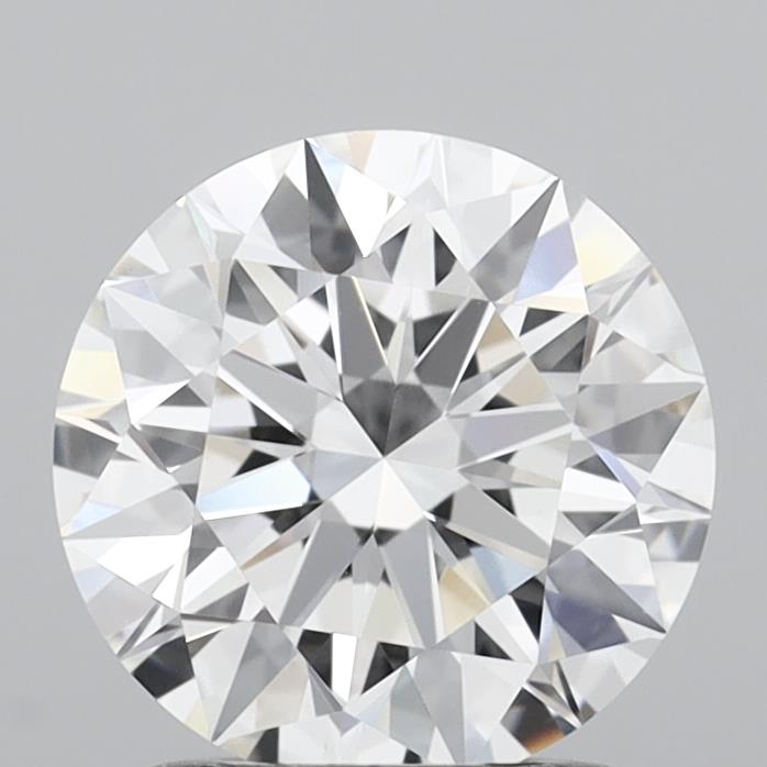 1.61 Carat Round Shaped, Ideal Cut, E Color, VVS2 Clarity, IGI Certified Lab Grown Diamond