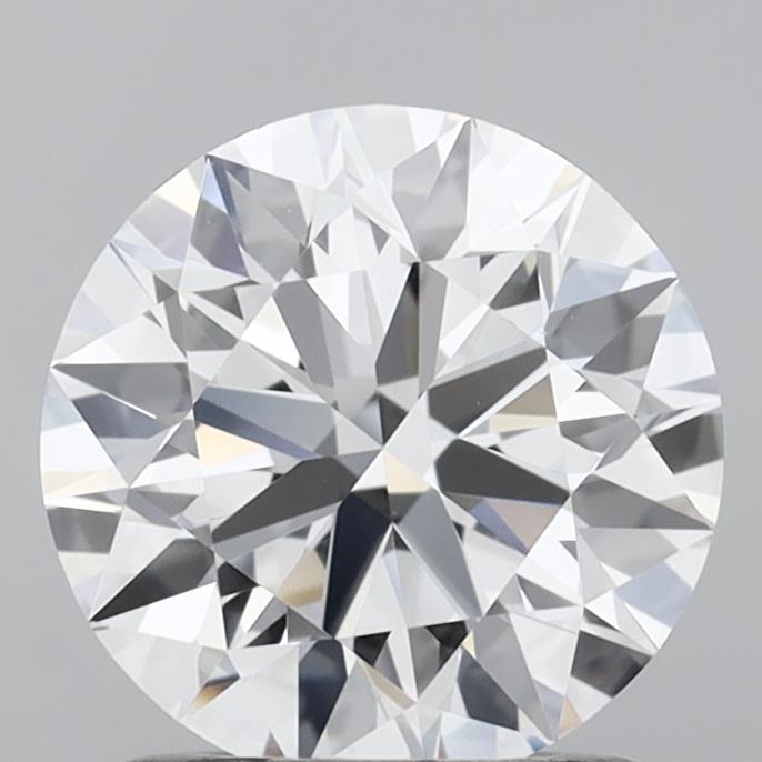 1.28 Carat Round Shaped, Ideal Cut, D Color, VS1 Clarity, IGI Certified Lab Grown Diamond