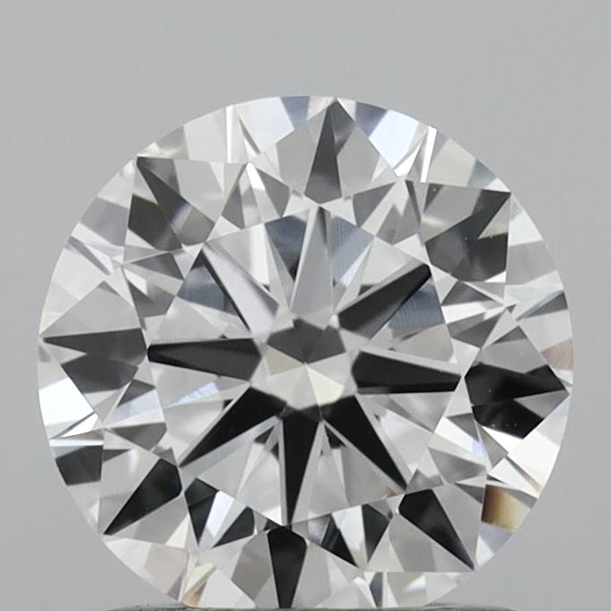 1.10 Carat Round Shaped, Excellent Cut, D Color, VVS2 Clarity, IGI Certified Lab Grown Diamond
