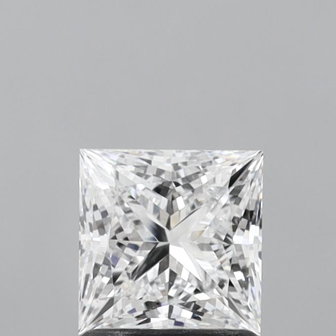 1.27 Carat Princess Shaped, Ideal Cut, D Color, VVS1 Clarity, IGI Certified Lab Grown Diamond