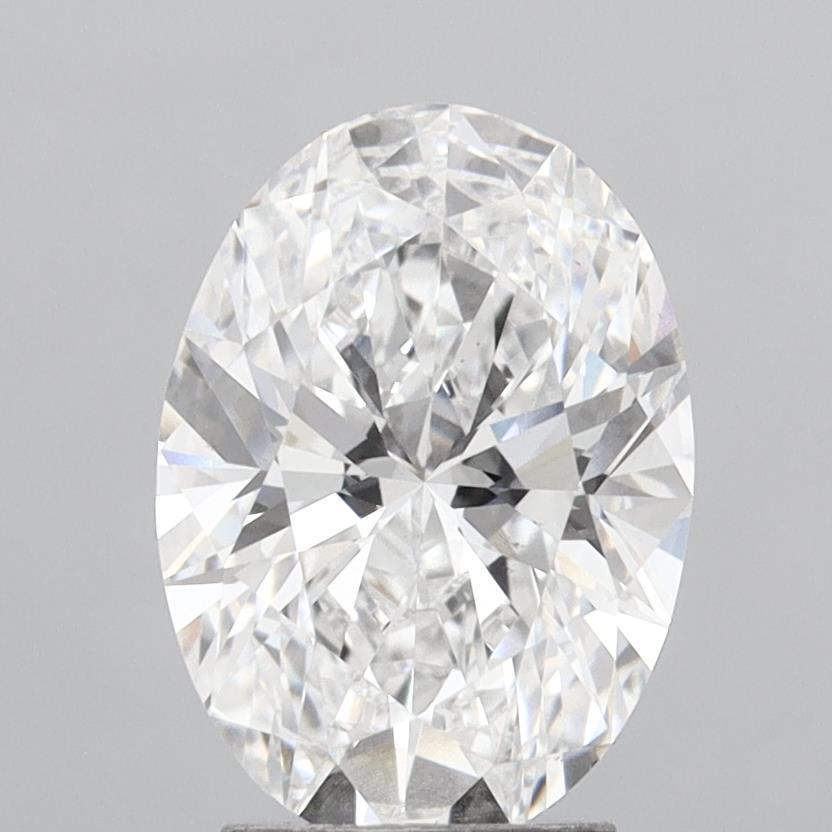 3.02 Carat Oval Shaped, Ideal Cut, E Color, VS1 Clarity, IGI Certified Lab Grown Diamond