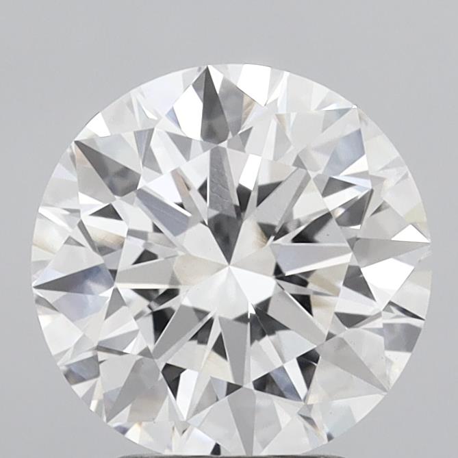 3.03 Carat Round Shaped, Ideal Cut, E Color, VVS2 Clarity, IGI Certified Lab Grown Diamond