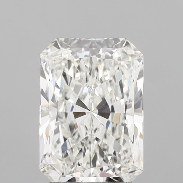 2.07 Carat Radiant Shaped, Ideal Cut, G Color, VS1 Clarity, IGI Certified Lab Grown Diamond