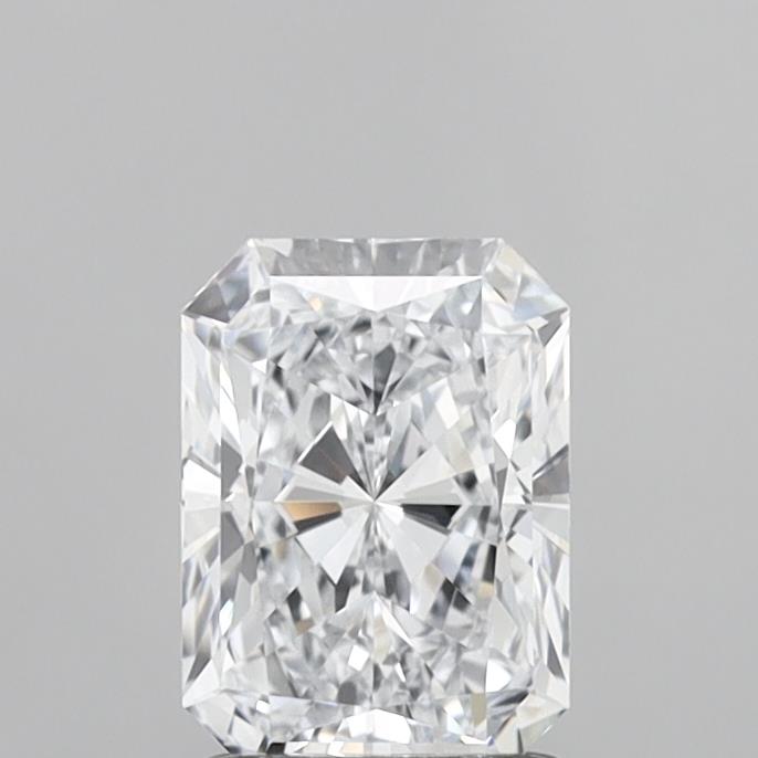 1.47 Carat Radiant Shaped, Ideal Cut, E Color, IF Clarity, IGI Certified Lab Grown Diamond