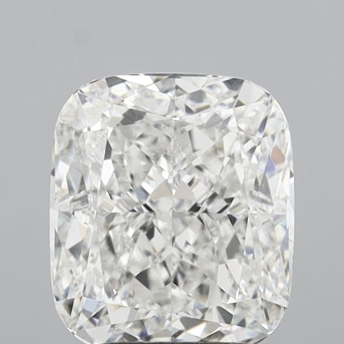 3.10 Carat Cushion Shaped, Ideal Cut, F Color, VVS2 Clarity, IGI Certified Lab Grown Diamond