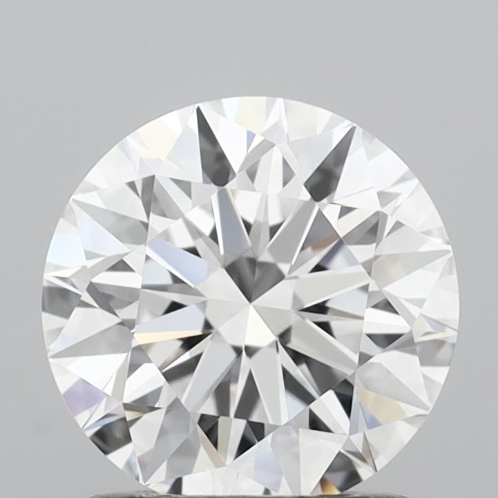 1.24 Carat Round Shaped, Ideal Cut, D Color, VVS2 Clarity, IGI Certified Lab Grown Diamond