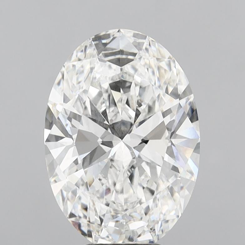 6.01 Carat Oval Shaped, Ideal Cut, E Color, VVS2 Clarity, IGI Certified Lab Grown Diamond