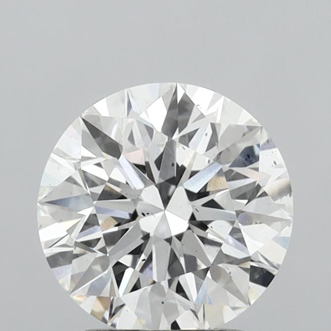 2.04 Carat Round Shaped, Excellent Cut, F Color, SI1 Clarity, IGI Certified Lab Grown Diamond