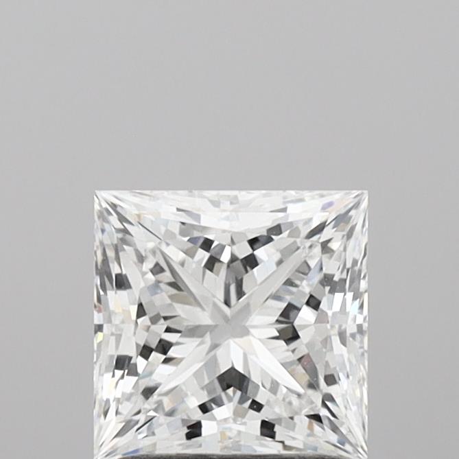 1.61 Carat Princess Shaped, Ideal Cut, D Color, VVS1 Clarity, IGI Certified Lab Grown Diamond