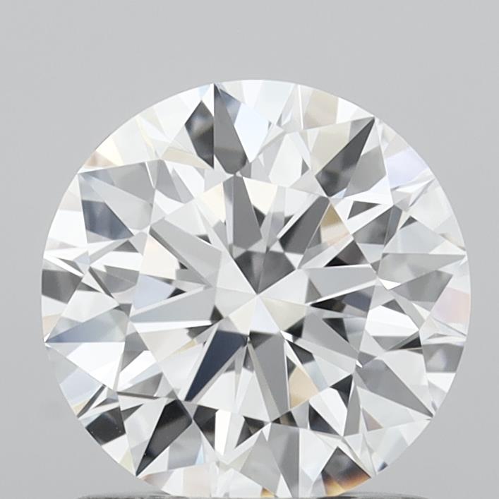 1.07 Carat Round Shaped, Ideal Cut, D Color, VVS2 Clarity, IGI Certified Lab Grown Diamond