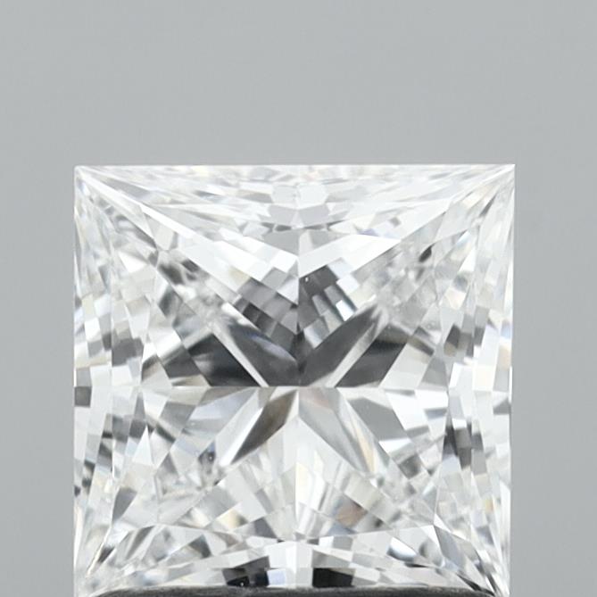 1.17 Carat Princess Shaped, D Color, VS2 Clarity, IGI Certified Lab Grown Diamond