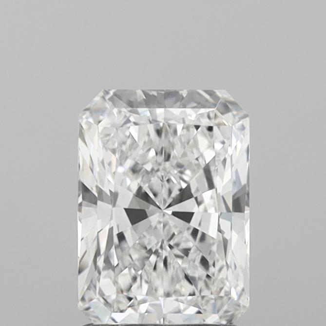 1.52 Carat Radiant Shaped, Ideal Cut, E Color, VVS2 Clarity, IGI Certified Lab Grown Diamond