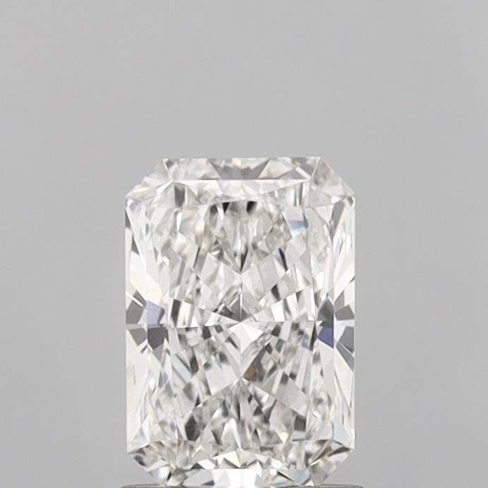 1.19 Carat Radiant Shaped, Ideal Cut, F Color, VVS2 Clarity, IGI Certified Lab Grown Diamond