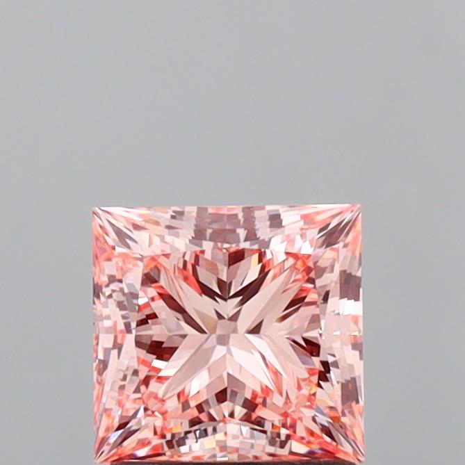 1.50 Carat Princess Shaped, Ideal Cut, VVS2 Clarity, IGI Certified Lab Grown Diamond
