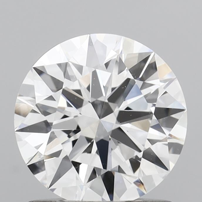 1.02 Carat Round Shaped, Ideal Cut, D Color, VVS2 Clarity, IGI Certified Lab Grown Diamond