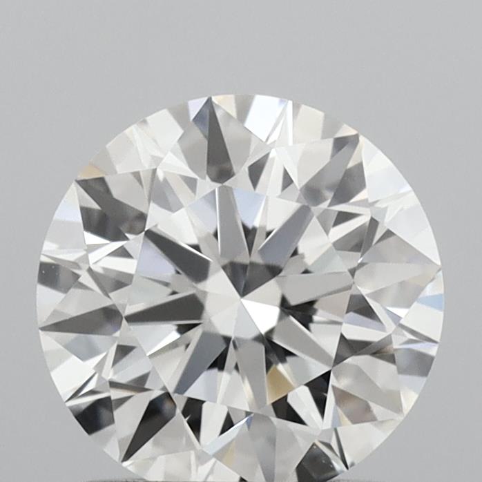 1.07 Carat Round Shaped, Ideal Cut, F Color, VVS2 Clarity, IGI Certified Lab Grown Diamond