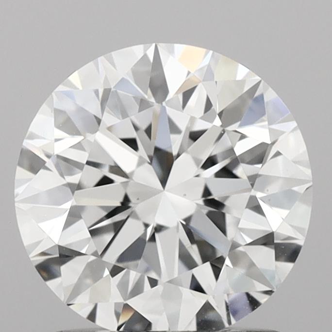 1.38 Carat Round Shaped, Excellent Cut, D Color, VS1 Clarity, IGI Certified Lab Grown Diamond