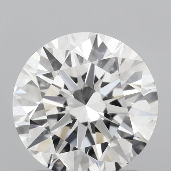 1.04 Carat Round Shaped, Ideal Cut, D Color, VVS2 Clarity, IGI Certified Lab Grown Diamond