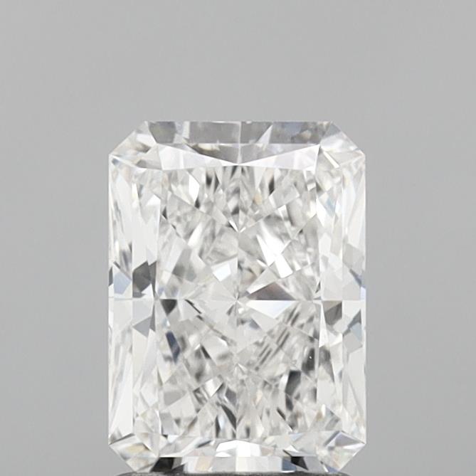 1.64 Carat Radiant Shaped, Ideal Cut, E Color, VVS2 Clarity, IGI Certified Lab Grown Diamond