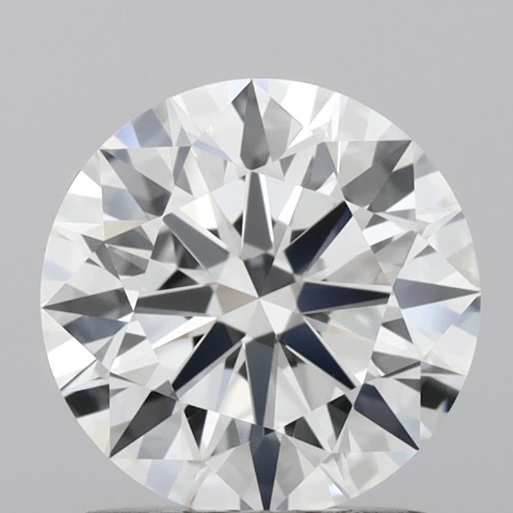 1.37 Carat Round Shaped, Ideal Cut, D Color, VVS2 Clarity, IGI Certified Lab Grown Diamond