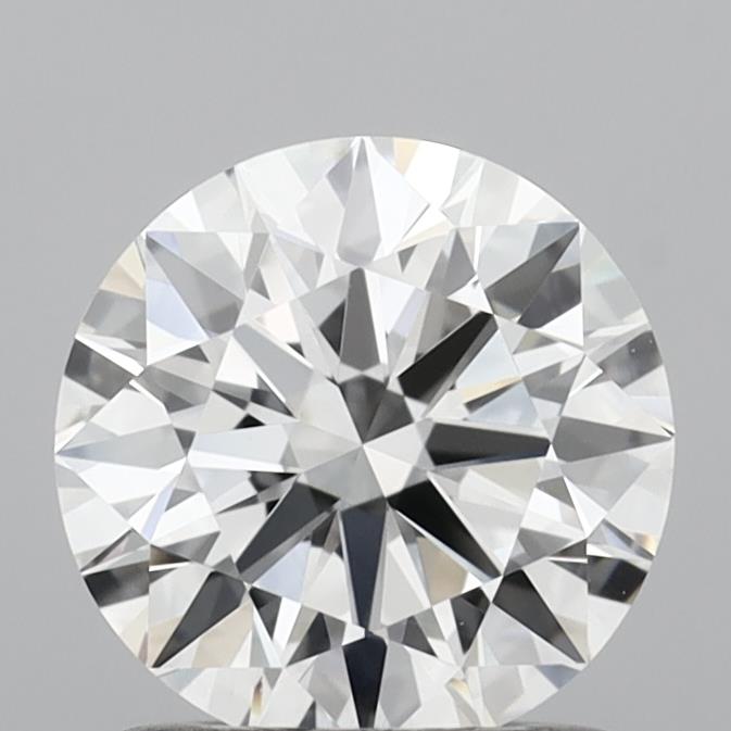 1.08 Carat Round Shaped, Ideal Cut, D Color, VVS2 Clarity, IGI Certified Lab Grown Diamond
