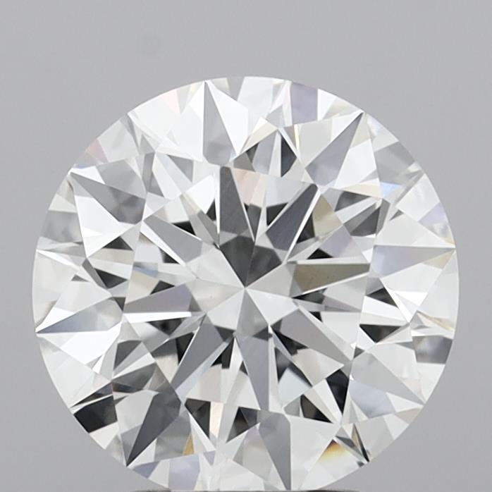 3.08 Carat Round Shaped, Ideal Cut, E Color, VVS2 Clarity, IGI Certified Lab Grown Diamond