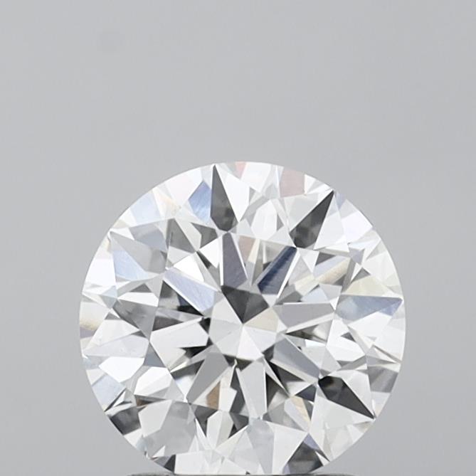 1.55 Carat Round Shaped, Excellent Cut, E Color, VVS2 Clarity, IGI Certified Lab Grown Diamond
