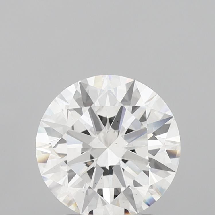 2.02 Carat Round Shaped, Ideal Cut, F Color, VS2 Clarity, IGI Certified Lab Grown Diamond