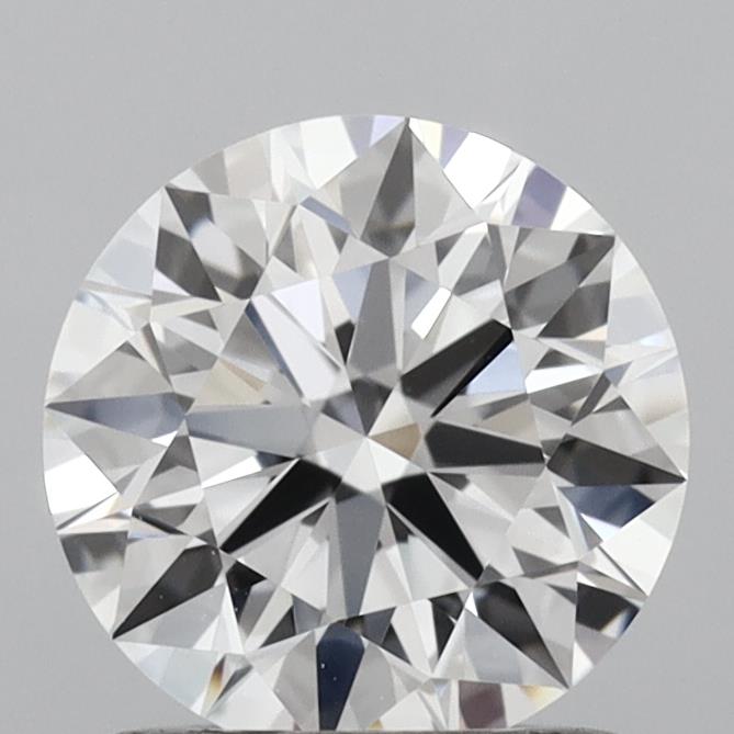 1.09 Carat Round Shaped, Ideal Cut, D Color, VVS2 Clarity, IGI Certified Lab Grown Diamond