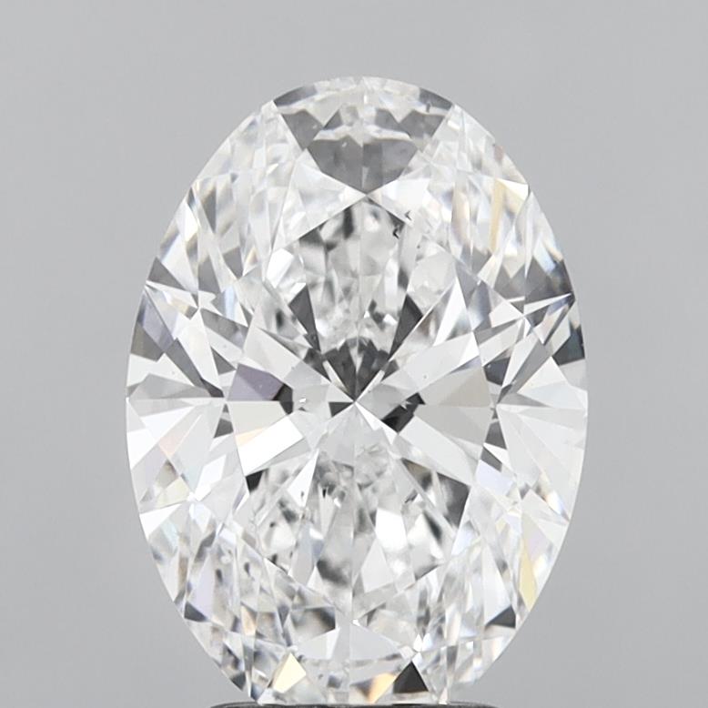 3.02 Carat Oval Shaped, Ideal Cut, E Color, SI1 Clarity, IGI Certified Lab Grown Diamond
