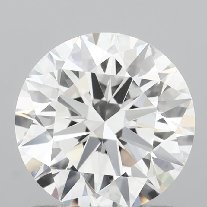 1.09 Carat Round Shaped, Ideal Cut, D Color, VVS2 Clarity, IGI Certified Lab Grown Diamond