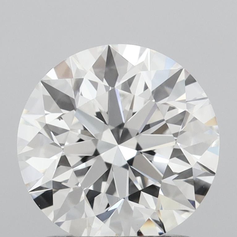 1.38 Carat Round Shaped, Excellent Cut, E Color, VVS2 Clarity, IGI Certified Lab Grown Diamond