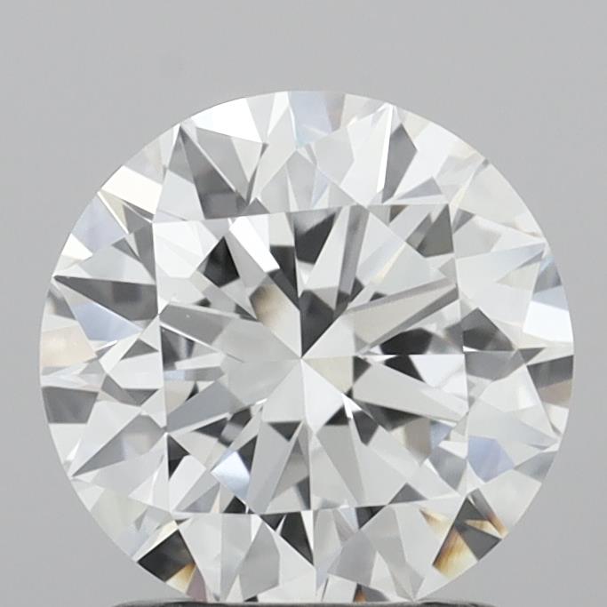 1.50 Carat Round Shaped, Excellent Cut, D Color, VVS2 Clarity, IGI Certified Lab Grown Diamond