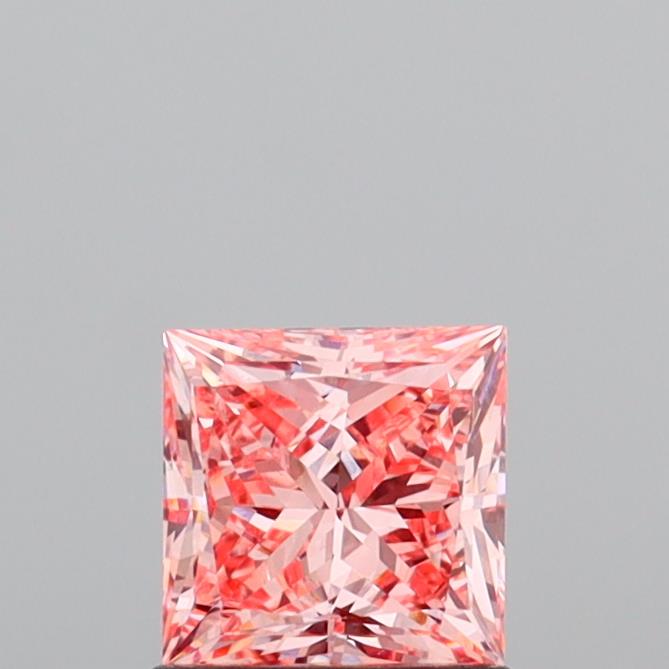 1.02 Carat Princess Shaped, Ideal Cut, VS1 Clarity, IGI Certified Lab Grown Diamond