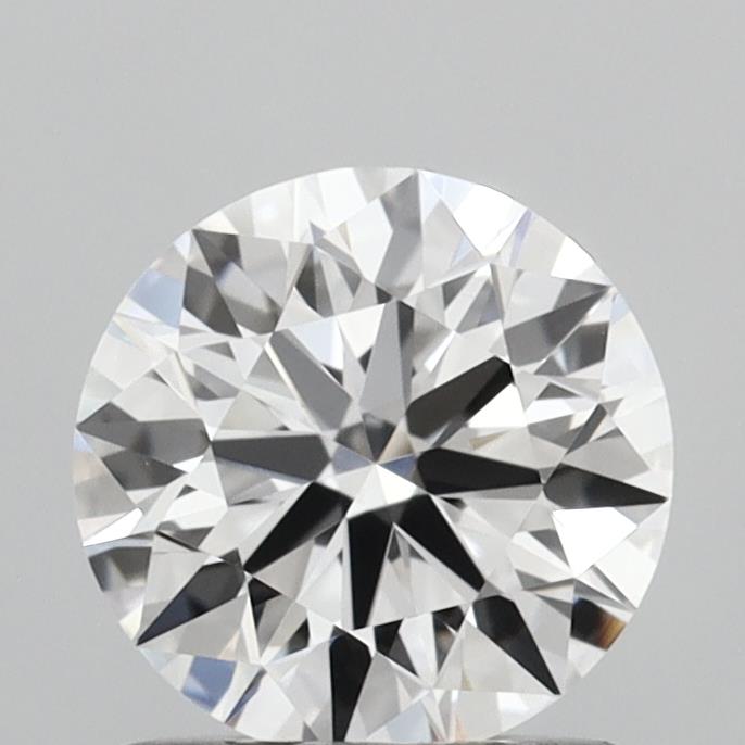 1.08 Carat Round Shaped, Ideal Cut, D Color, VVS2 Clarity, IGI Certified Lab Grown Diamond