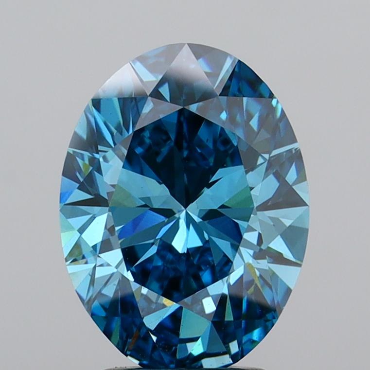 2.95 Carat Oval Shaped, Ideal Cut, VS1 Clarity, IGI Certified Lab Grown Diamond