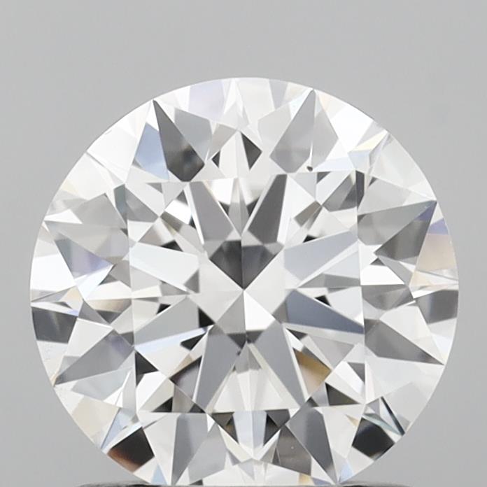 1.06 Carat Round Shaped, Ideal Cut, D Color, VVS2 Clarity, IGI Certified Lab Grown Diamond