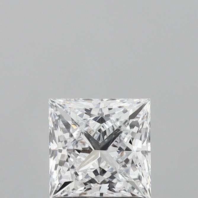 1.07 Carat Princess Shaped, Ideal Cut, D Color, VVS1 Clarity, IGI Certified Lab Grown Diamond