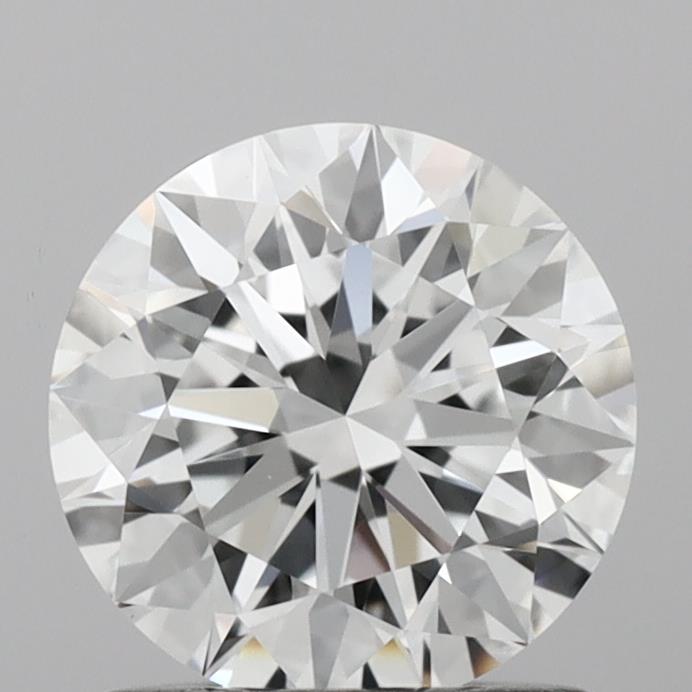 1.08 Carat Round Shaped, Ideal Cut, D Color, VVS2 Clarity, IGI Certified Lab Grown Diamond