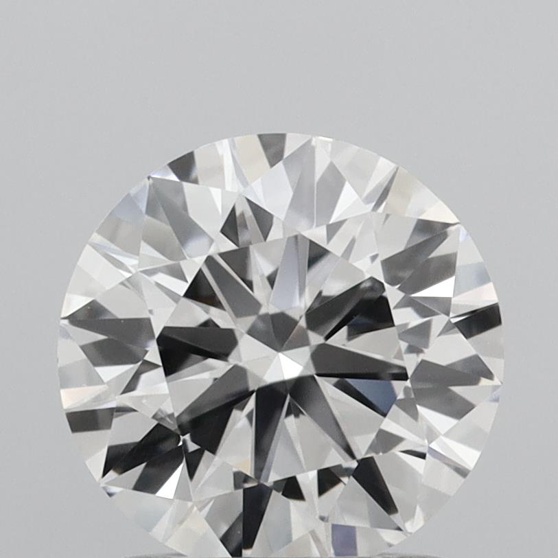 1.23 Carat Round Shaped, Excellent Cut, D Color, VS2 Clarity, IGI Certified Lab Grown Diamond