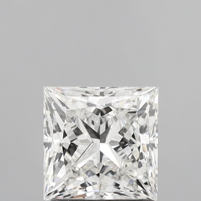 1.53 Carat Princess Shaped, Ideal Cut, F Color, VS1 Clarity, IGI Certified Lab Grown Diamond