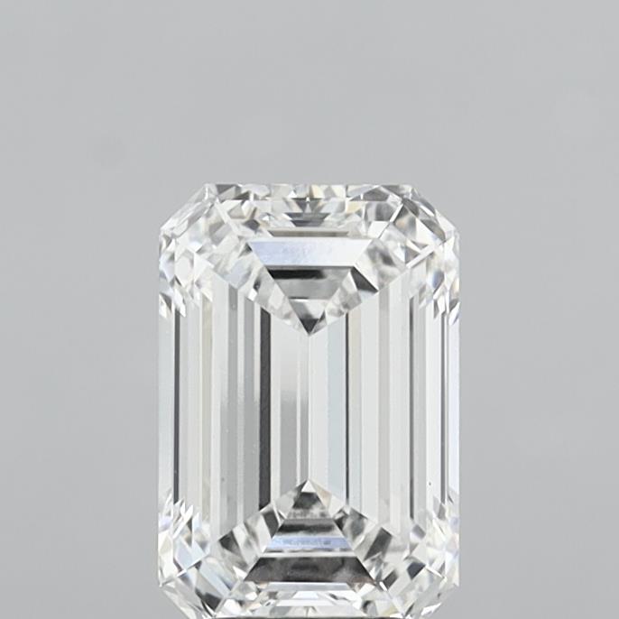 3.10 Carat Emerald Shaped, Ideal Cut, E Color, VVS1 Clarity, IGI Certified Lab Grown Diamond