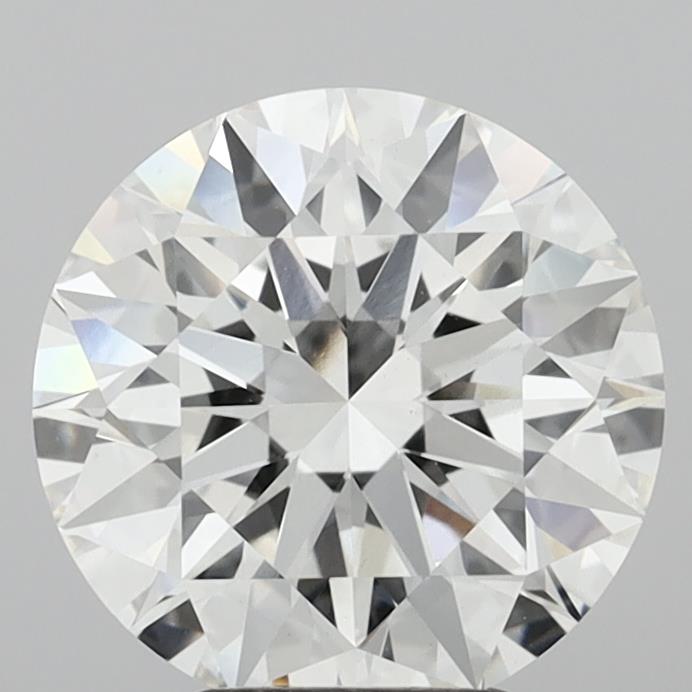 4.02 Carat Round Shaped, Ideal Cut, F Color, VVS2 Clarity, IGI Certified Lab Grown Diamond