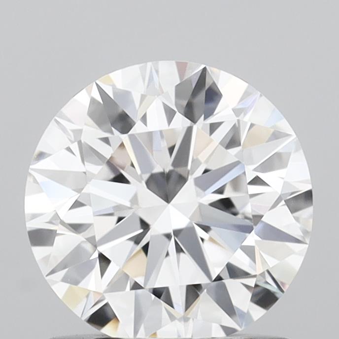 1.02 Carat Round Shaped, Ideal Cut, D Color, VVS2 Clarity, IGI Certified Lab Grown Diamond