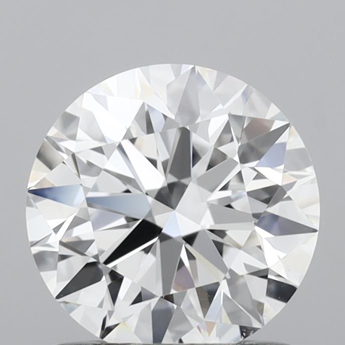 1.02 Carat Round Shaped, Ideal Cut, D Color, VVS2 Clarity, IGI Certified Lab Grown Diamond