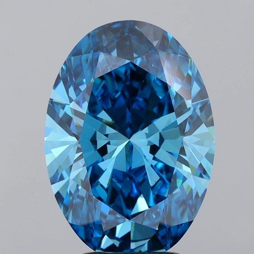 4.04 Carat Oval Shaped, Ideal Cut, VS1 Clarity, IGI Certified Lab Grown Diamond