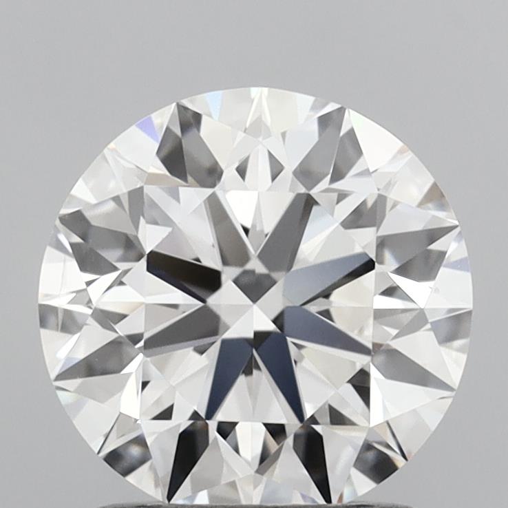 1.44 Carat Round Shaped, Ideal Cut, D Color, VS2 Clarity, IGI Certified Lab Grown Diamond