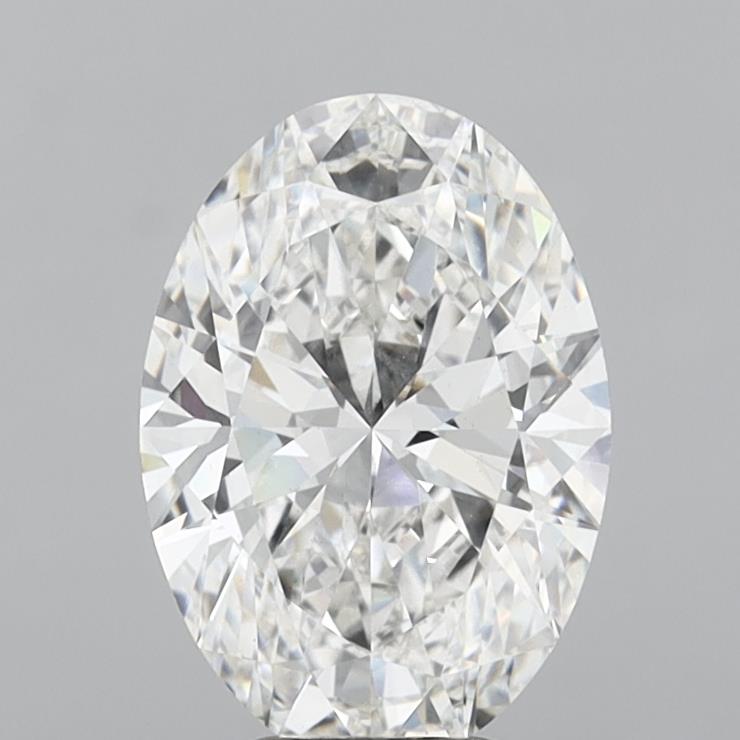 5.05 Carat Oval Shaped, Ideal Cut, F Color, VS1 Clarity, IGI Certified Lab Grown Diamond