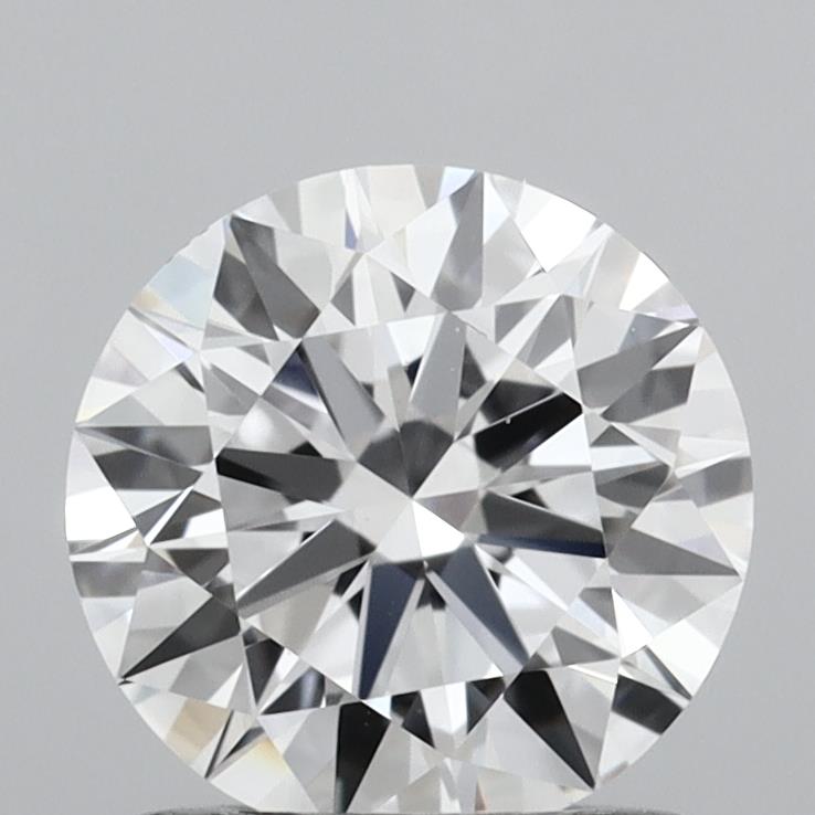 1.02 Carat Round Shaped, Ideal Cut, D Color, VVS2 Clarity, IGI Certified Lab Grown Diamond
